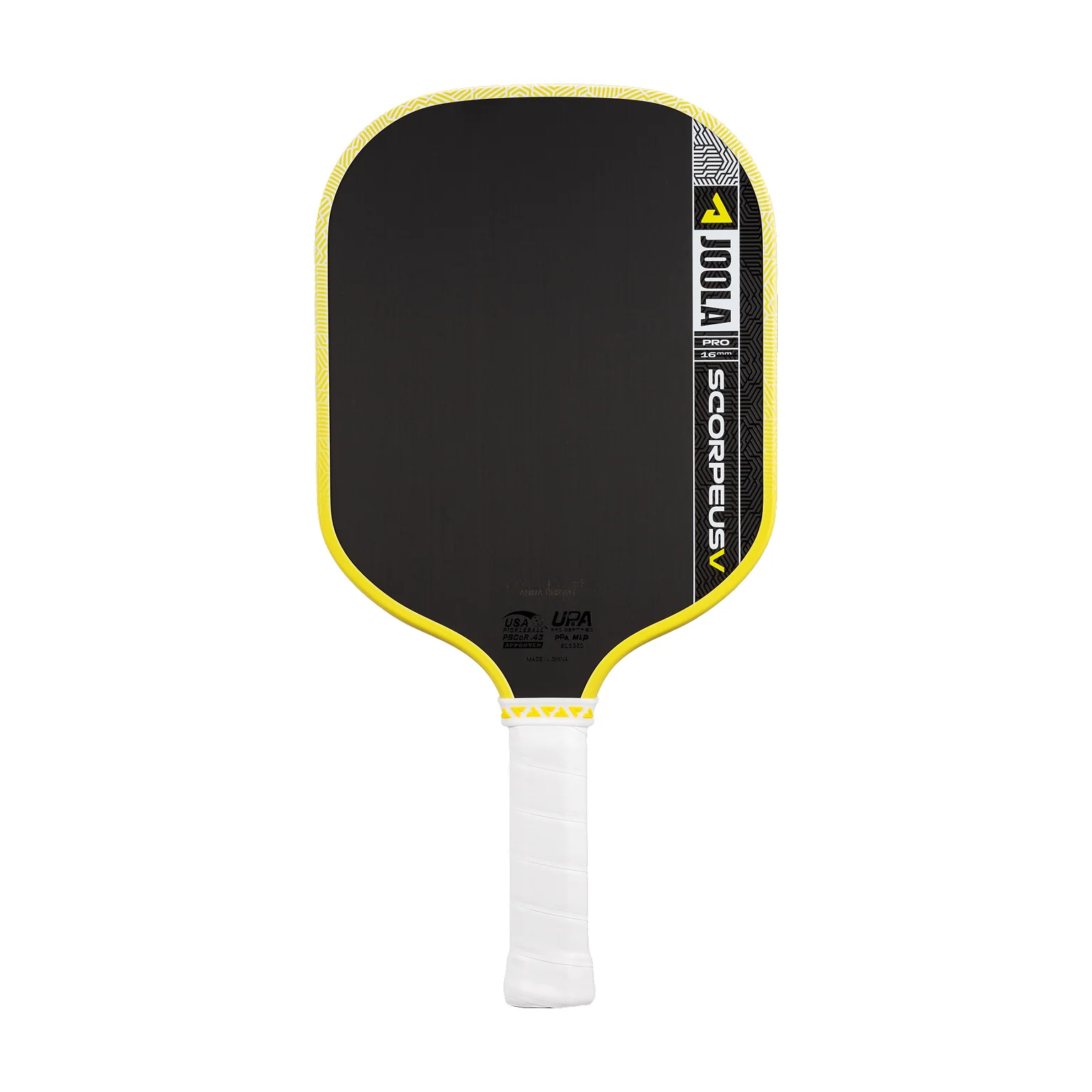 Joola Scorpeus Pro V Anna Bright Yellow 16mm - Image 2