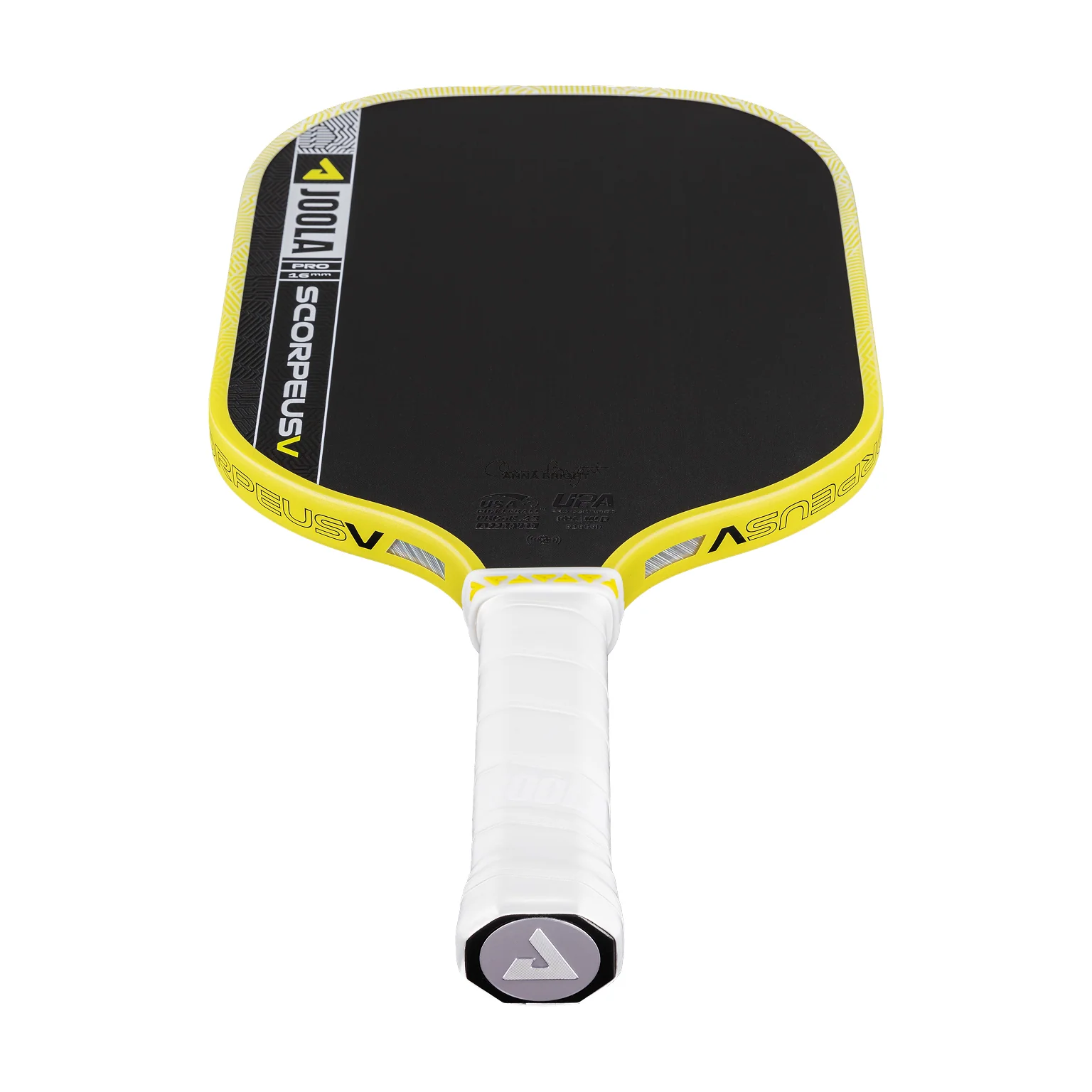 Joola Scorpeus Pro V Anna Bright Yellow 16mm - Image 3