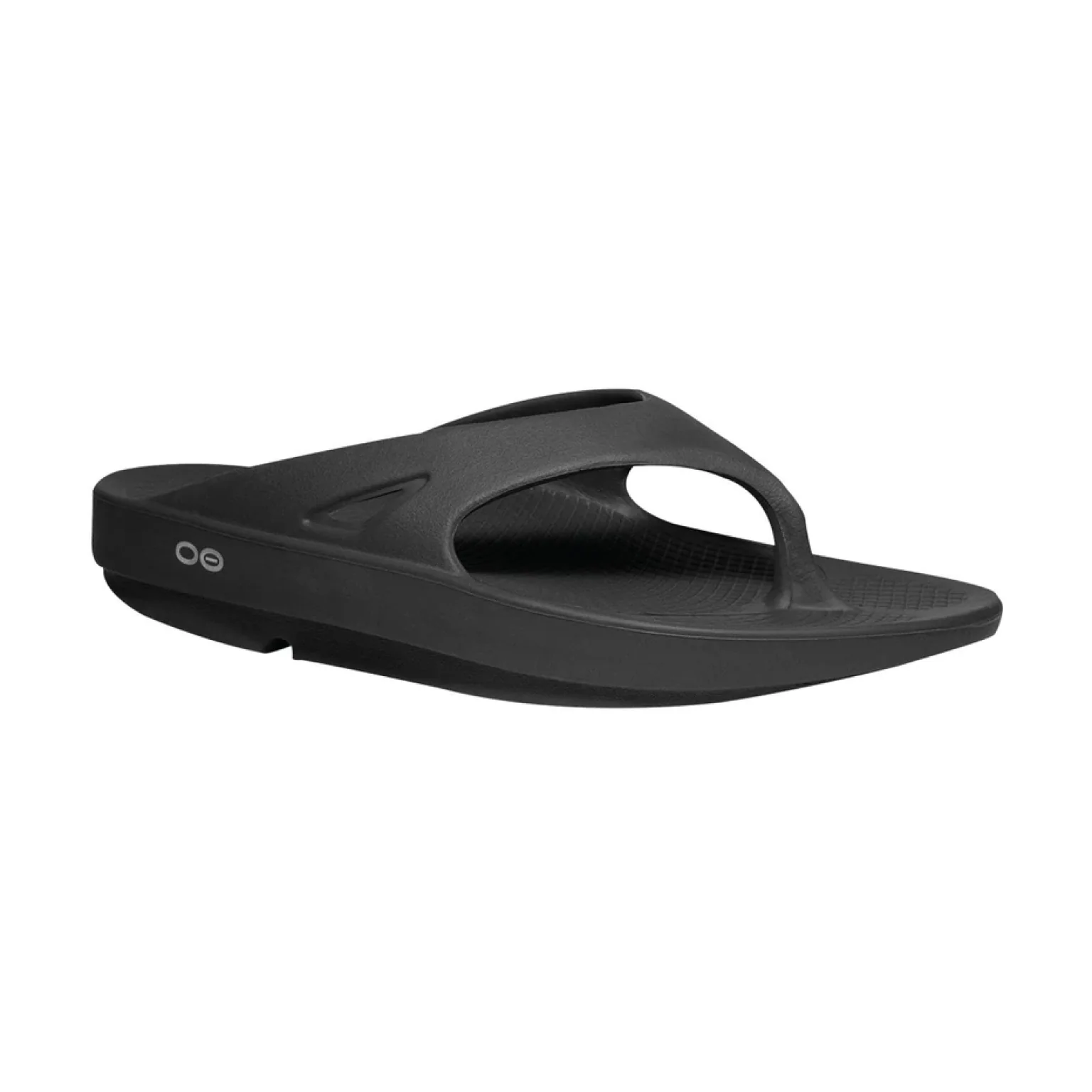 Oofos OOriginal Black Thong Sandal (Unisex) - Image 9