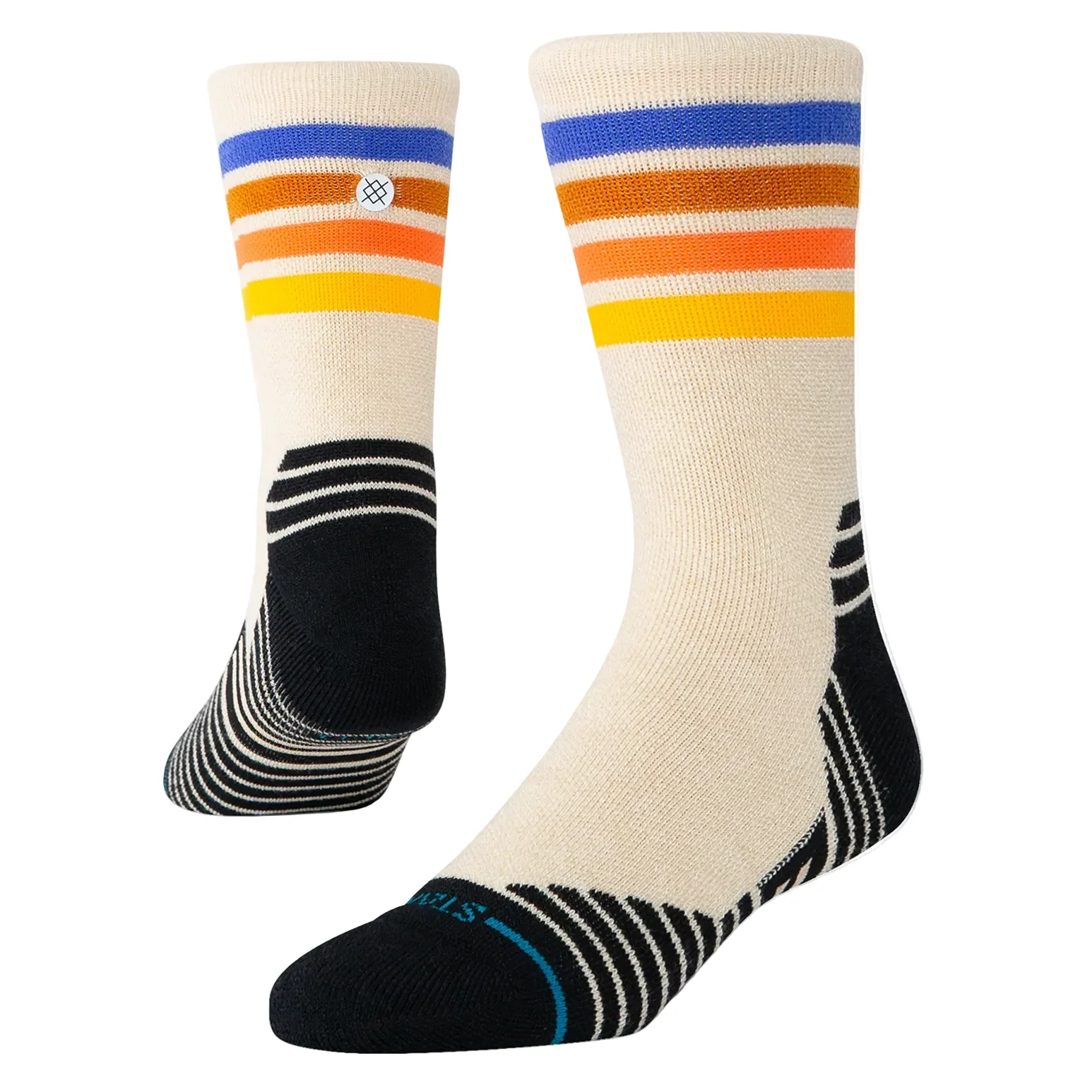 Stance Bridgerton Canvas Mid Performance Wool Crew Socks